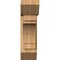 Ekena Millwork Merced Slat Rough Sawn Bracket w/ Offset Brace, Western Red Cedar, 8"W x 24"D x 28"H BKT0806X24X28MRC06RWR - alternate 3